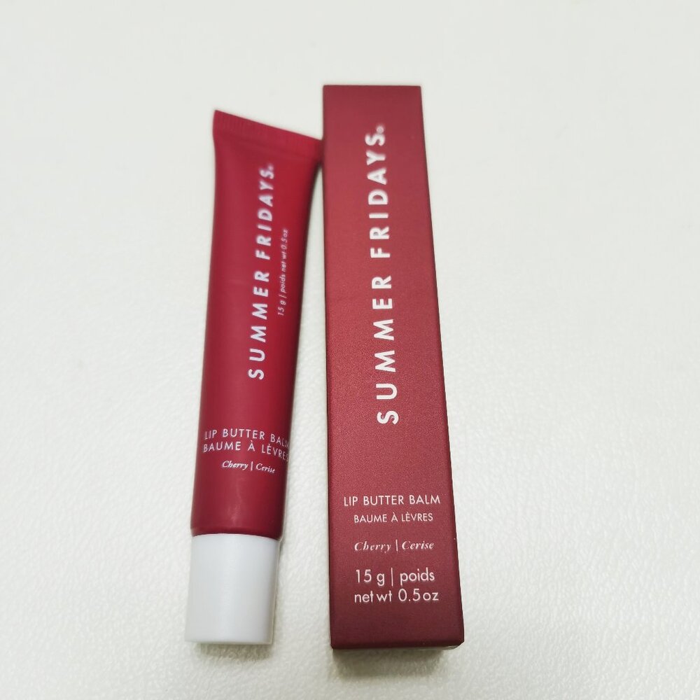 1pc(Cherry)Summer Fridays Lip Butter Balm Conditioning Lip New With box Lip Mask